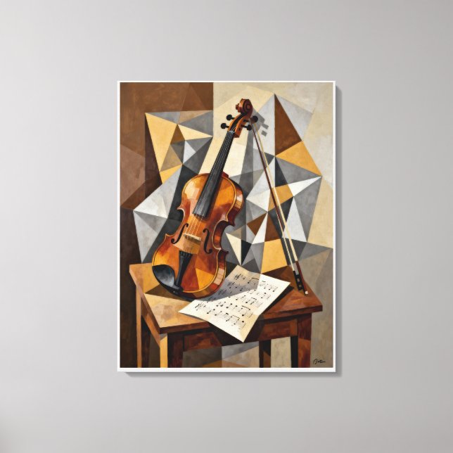 Cubismo Leinwanddruck (Vorderseite)