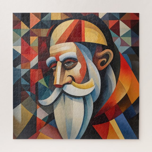 Cubismus Santa Claus (Vertikal)