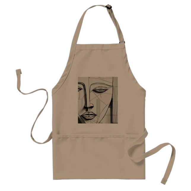 Cubist Art Cobbler Schürze - Einzigartiges abstrak (Vorne)