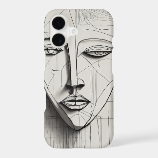 Cubist Art iPhone X Coque - Unique Abstract Design