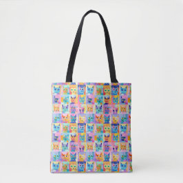 Cubist Cats Color Symphony Tasche