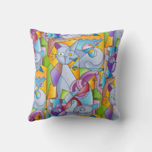 Cubist Cats - The Mininos