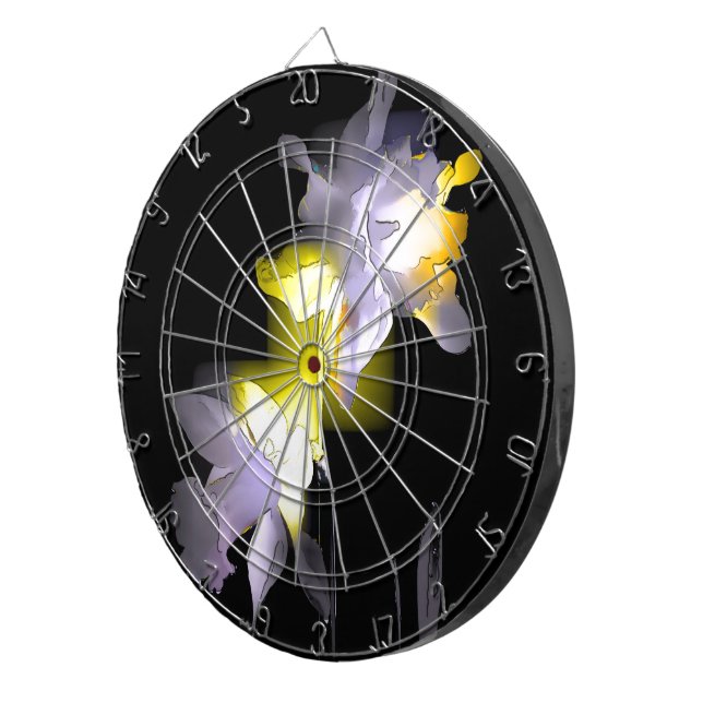 Cubist Daffodils Dartscheibe (Vorderseite rechts)