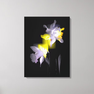 Cubist Daffodils Leinwanddruck