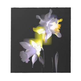 Cubist Daffodils Notizblock