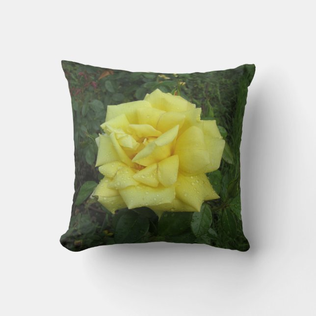 Cubist Rose Kissen (Vorderseite)