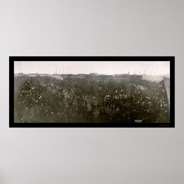 Cubs Sox Serie Foto 1906 Poster (Vorne)