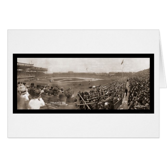Cubs / White Sox Foto 1909 (Vorderseite (Horizontal))