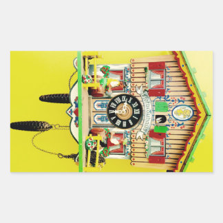 Cuckoo Horloge rectangulaire brillant autocollant