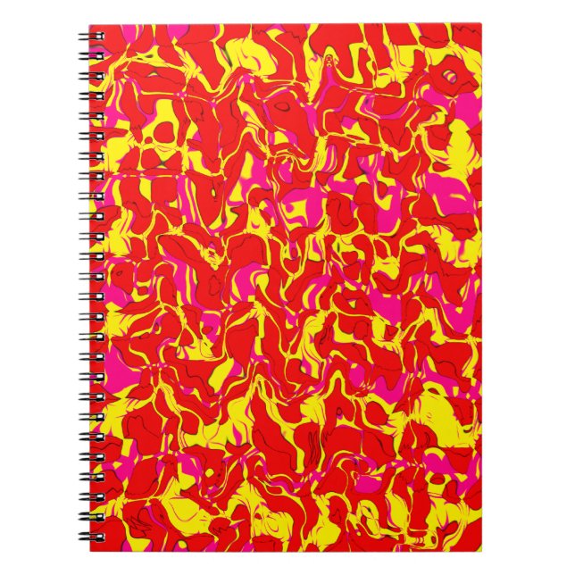 Cuckoo Marble Abstrakt Notizblock (Vorderseite)