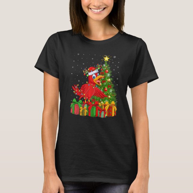 Cuckoos Bird  Xmas Holiday Santa Cuckoos Christmas T-Shirt (Vorderseite)