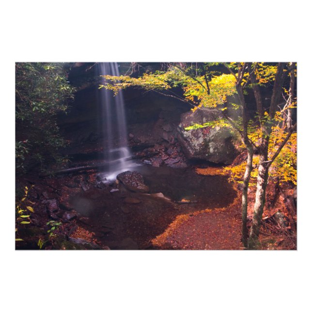 Cucumber Falls, Ohiopyle Staat Park, Pennsylvania Fotodruck (Vorne)