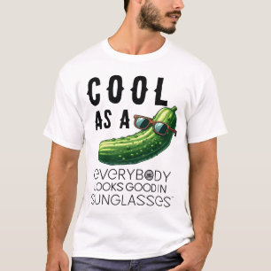 Cucumber-kühle Veganer Pun-Shirt T-Shirt