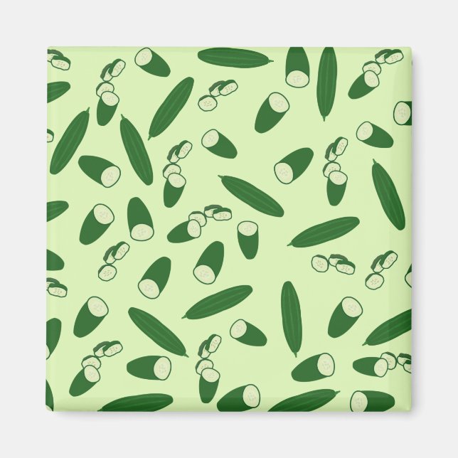 Cucumber Muster Magnet (Vorne)