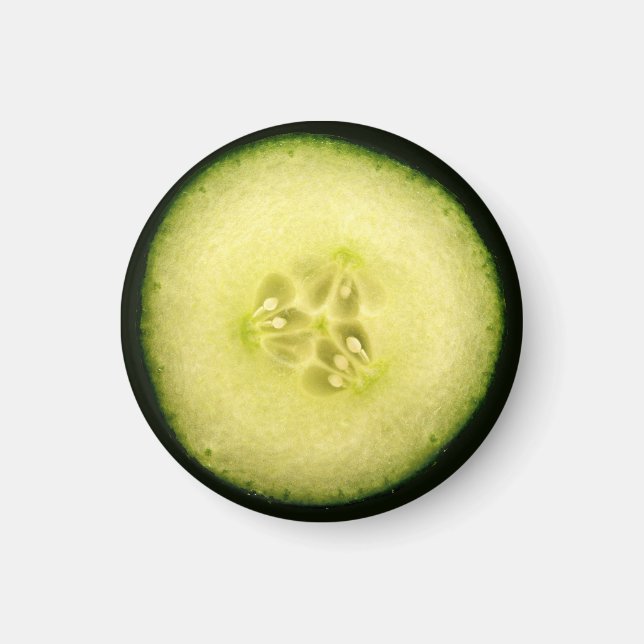 Cucumber Slice Neuheit Küche Kühlschrankmagnet (Vorne)