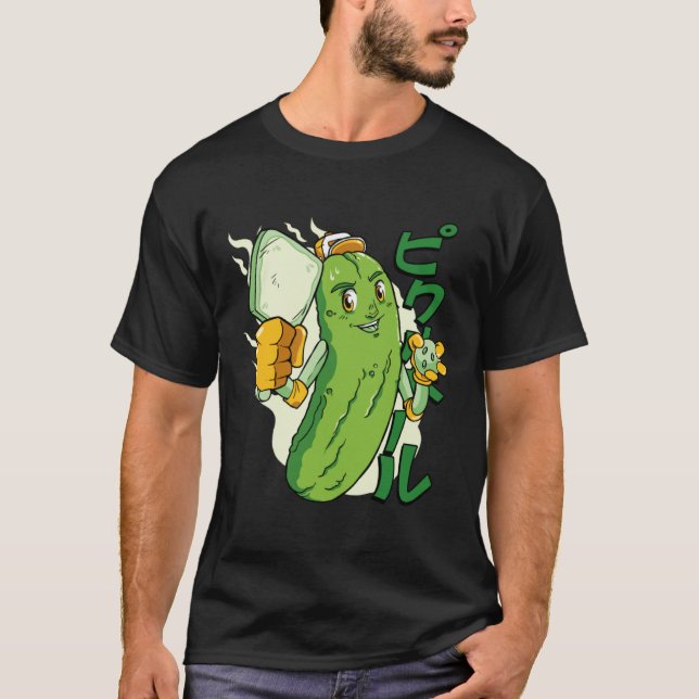 Cucumber Veggies Vegetable Asian T-Shirt (Vorderseite)