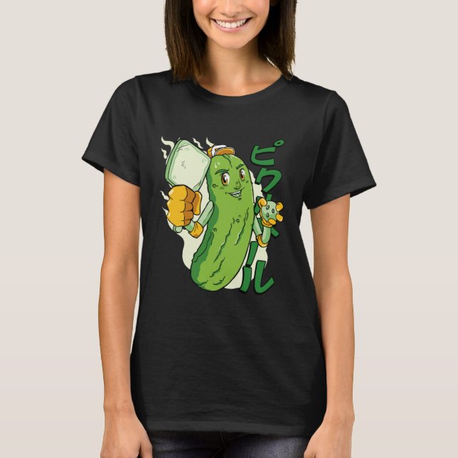 Cucumber Veggies Vegetable Asian T-Shirt (Vorderseite)