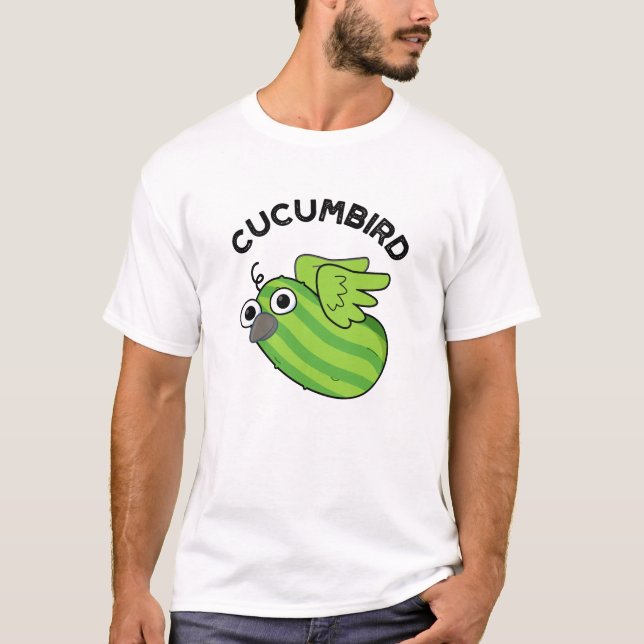 Cucumbird Funny Veggie Cucumber Pun T-Shirt (Vorderseite)