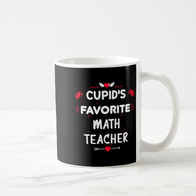 Cud S Favorite Math Teacher Valentine S Day Man  Kaffeetasse (Rechts)