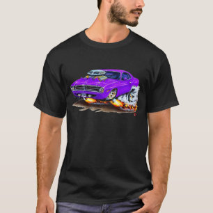Cuda lila Auto 1970 T-Shirt