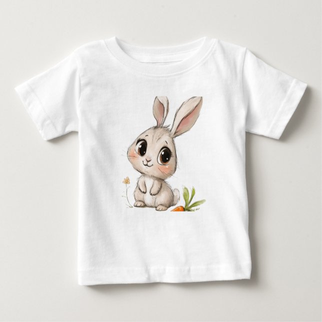 Cuddle Bunny Baby T - Shirt (Vorderseite)