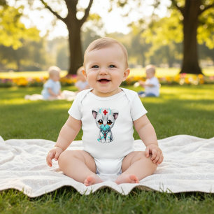 Cuddle Cat Süsse Bodysuit Baby Strampler