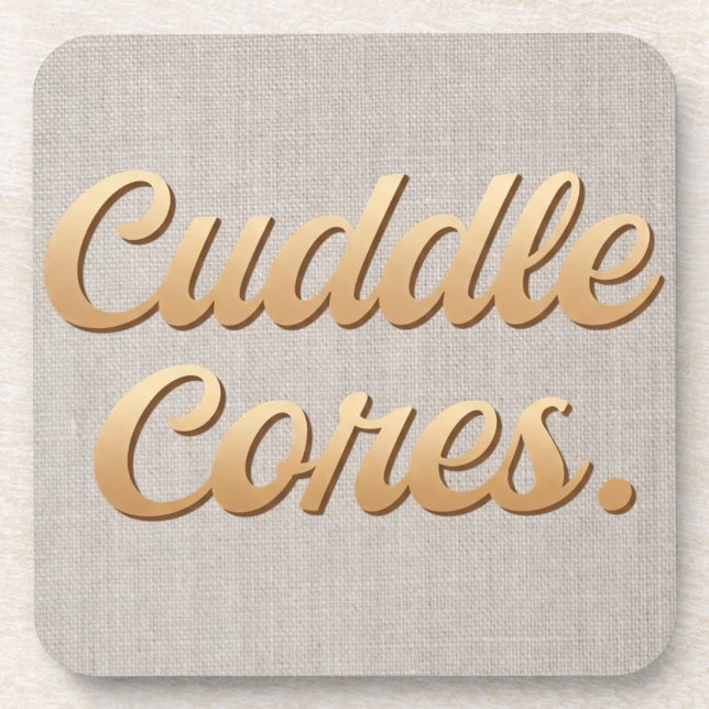 Cuddle Cores Getränkeuntersetzer (Vorderseite)