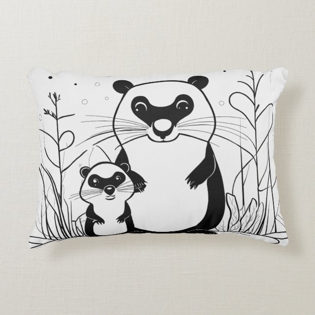 Cuddle & Gnaw Kissen - Adortable Beaver Duo (Vorderseite)