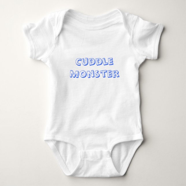 Cuddle Monster Baby Strampler (Vorderseite)