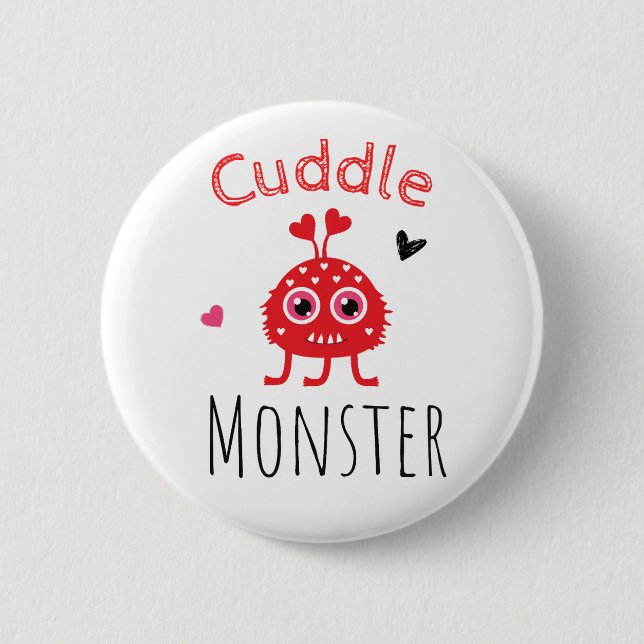 Cuddle Monster Button (Vorderseite)