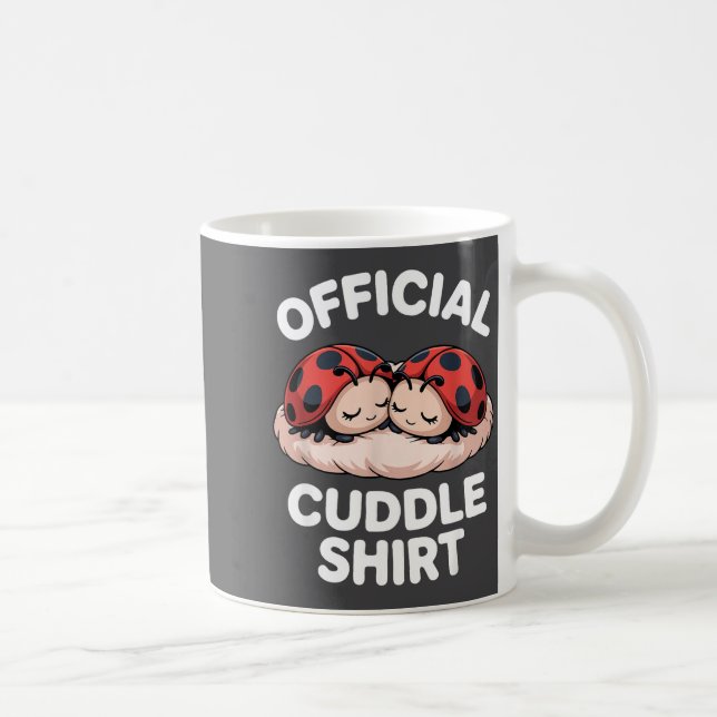 Cuddle Shirt Cute Ladybug Couple Cozy  Kaffeetasse (Rechts)