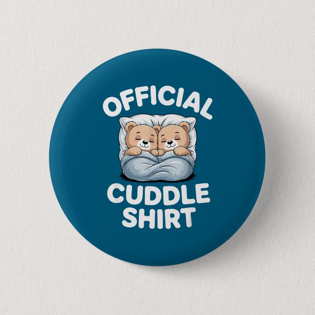 Cuddle Shirt Cute Teddy Bear Sleepwear  Button (Vorderseite)
