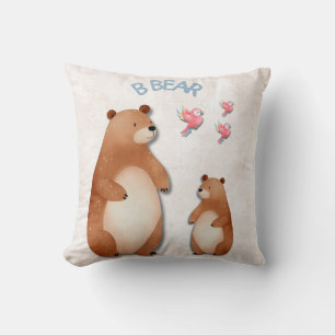 Cuddle Up: Adorable Bärendesign-Kinderzimmer Kissen