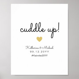 Cuddle Up Wedelblanket oder Shawl Fevor Sign Poster