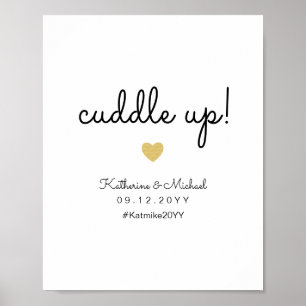 Cuddle Up Wedelblanket oder Shawl Fevor Sign Poster