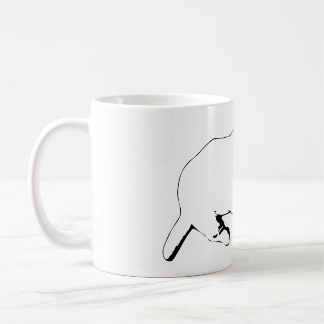 Cuddle Watch - verkleidete Ruhe Kaffeetasse (Links)