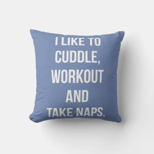 Cuddle, Workout, Nimm Nickerchen, Funny Novelty Ni Kissen