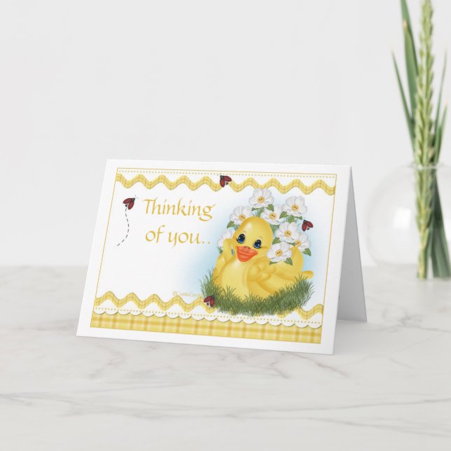CuddleCreek® SunnyDuck Gruß-Karte Karte (Vorderseite)