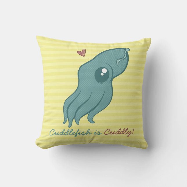 Cuddlefish ist knuddelig kissen (Vorderseite)