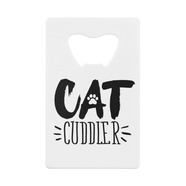 Cuddler Happy Cuddler Aesthetic Cat Pictures Geldbeutel Flaschenöffner (Vorderseite)