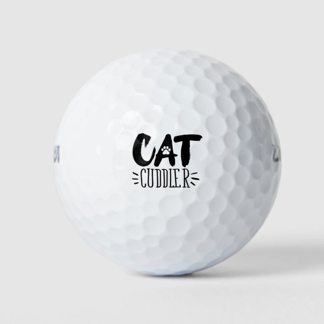 Cuddler Happy Cuddler Aesthetic Cat Pictures Golfball (Vorderseite)