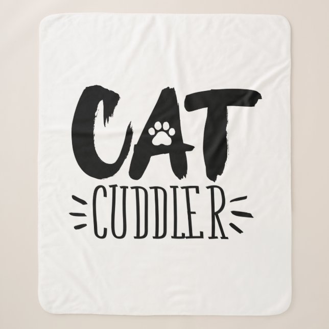 Cuddler Happy Cuddler Aesthetic Cat Pictures Sherpadecke (Vorderseite)