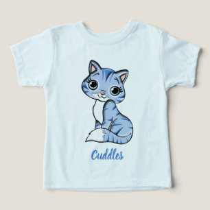 Cuddles-Blue-Kitty-T - Shirt