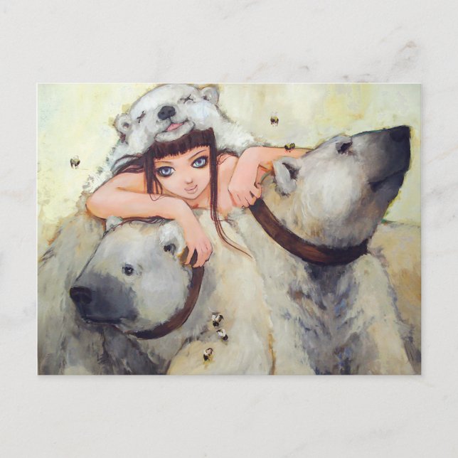 Cuddles eines Powers Monger Postkarte (Vorderseite)