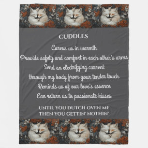 Cuddles Gedicht Fleecedecke