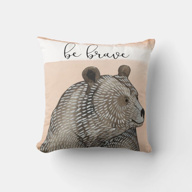 Cuddlies Bear | Seid tapfer Kissen (Vorderseite)