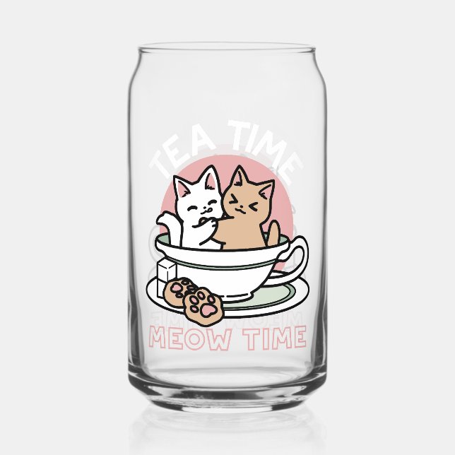 Cuddling Kitties in a Cup - Adorable Tea Time (Recto)