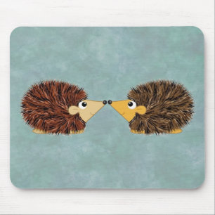 Cuddly Igels-Paare Mousepad