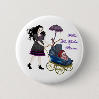 Cuddly Speck-weißes Knopf-Button Button