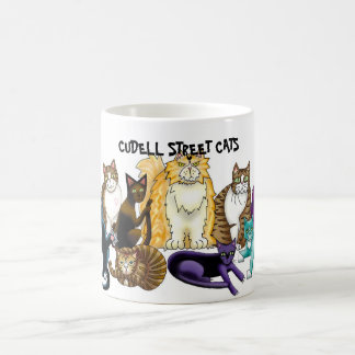CUDELL STRASSEN-KATZEN KAFFEETASSE